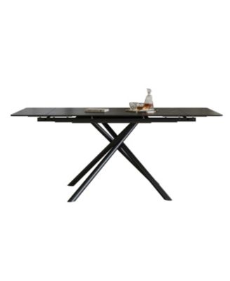 Streamdale Retractable Sintered Stone Dining Set (Table + 4 Chairs