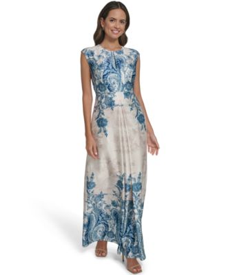 Women's Extended Cap Twist Gown