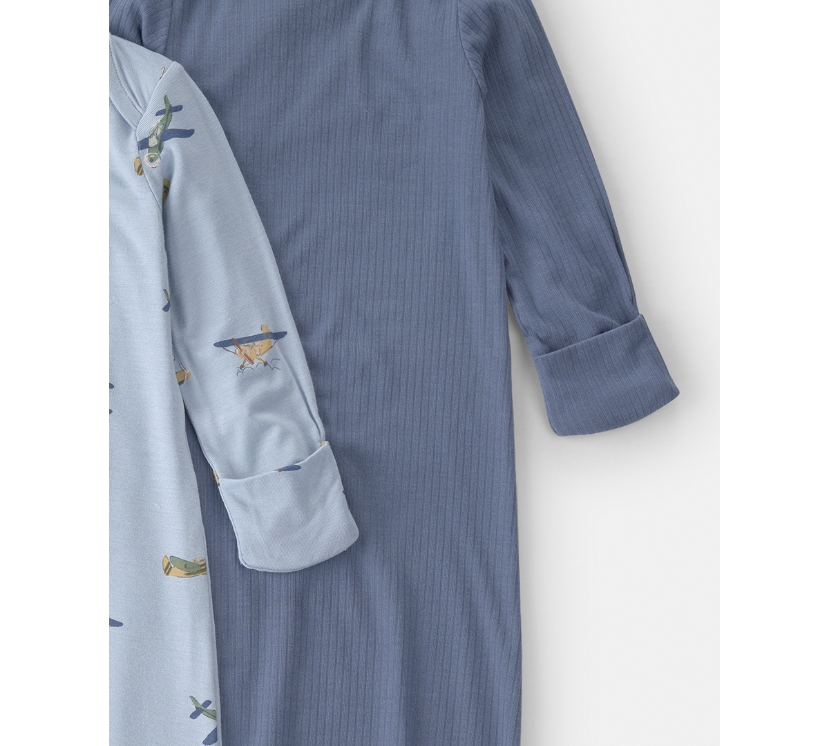 Carter's Baby Boys' Plane Print Round Neck Sleeper Gowns, 2-Pack
