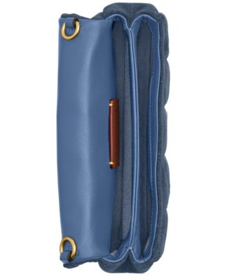 Tabby Mini Quilted Suede Crossbody Bag 19