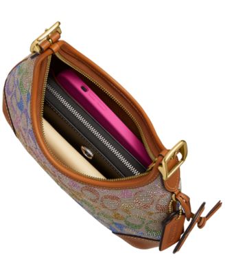 Originals Hamptons Medium Crystal Signature Jacquard Hobo Bag