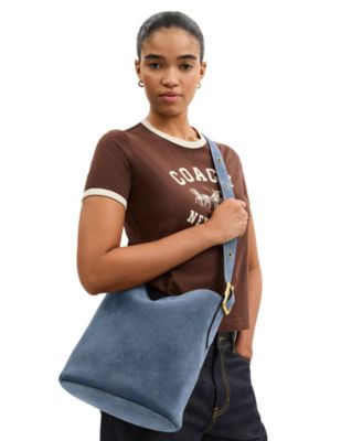 Bleecker Mini Suede Bucket Bag