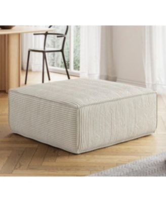 Sectional Sofa Ottoman Cream