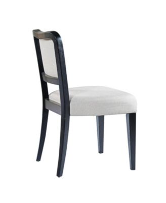 Streamdale Black Walnut Upholstered Dining Chairs (Set of 2)