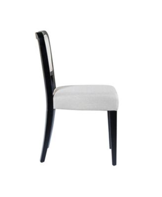 Streamdale Black Walnut Upholstered Dining Chairs (Set of 2)