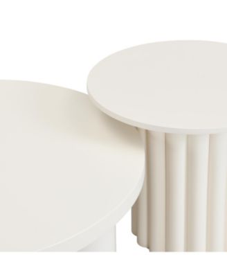 Round Coffee Table Set of 2