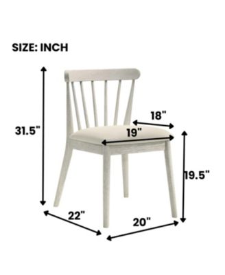 2 Rustic Farmhouse Dining Chairs