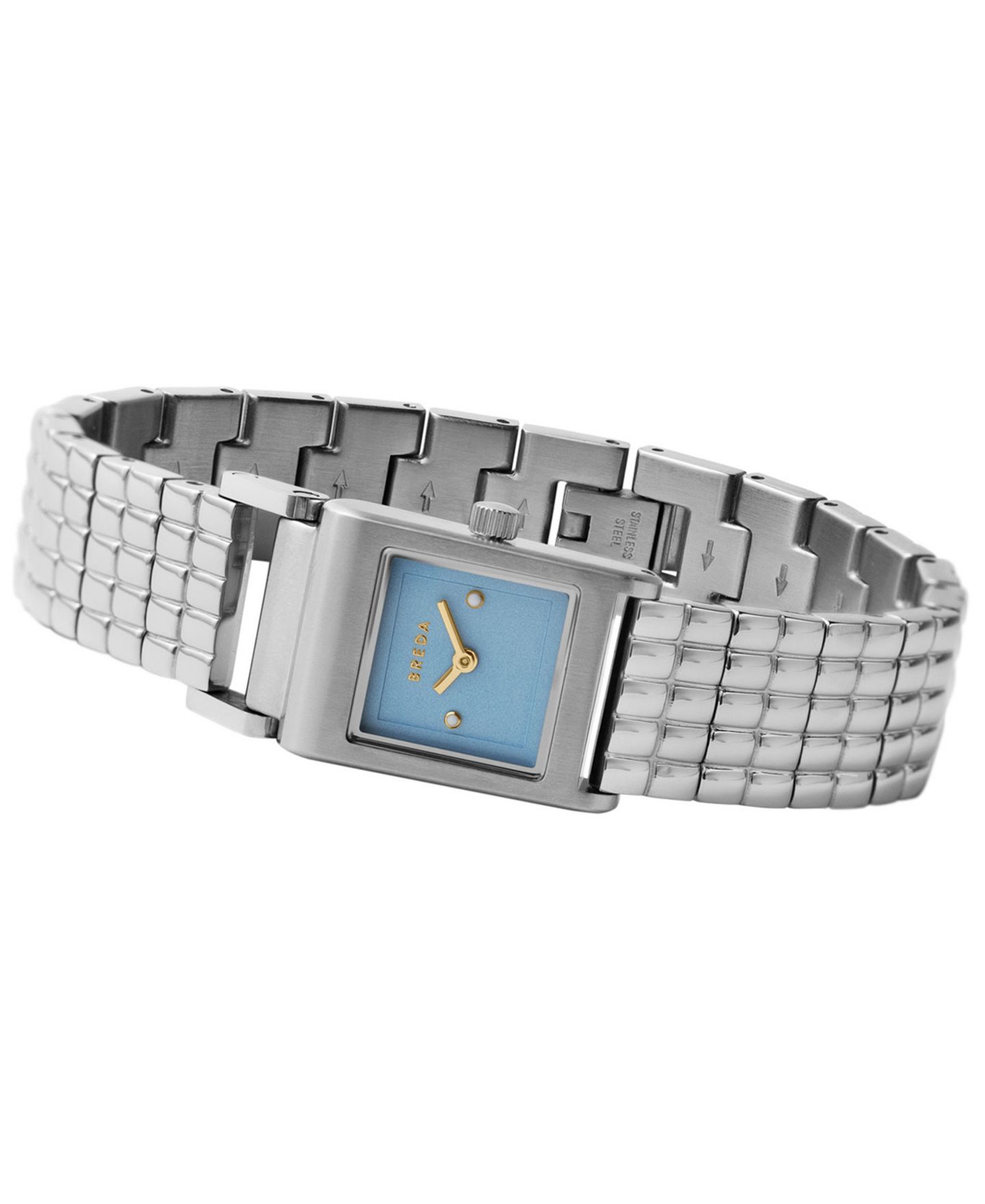 Женские часы BREDA 'Revel' Silver Stainless Steel Bracelet Watch, 18mm — фото 2