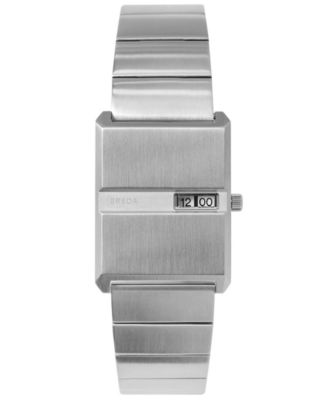 Women's 'Pulse' Silver Stainless Steel Bracelet Watch, 26mm