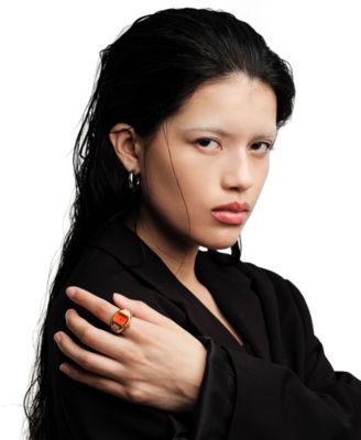 Women's 'Nocturne' Gold Expandable Ring Watch, 16mm