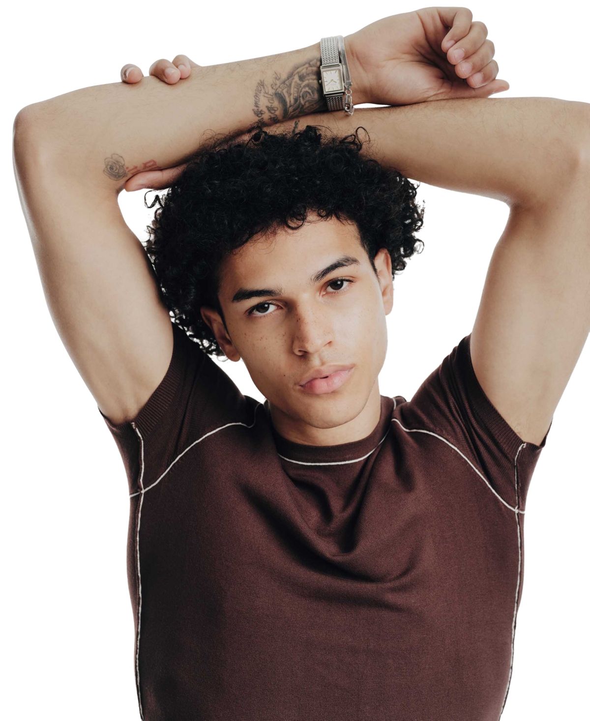 Breda Women's 'Virgil Tethered' Silver Stainless Steel Mesh Watch, 20mm