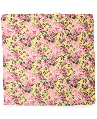 Vintage-Inspired Floral Square Scarf
