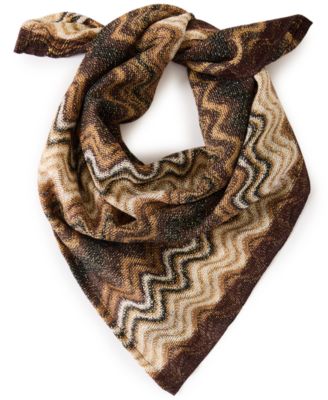 Wavy Shimmer Square Scarf