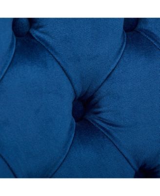 + 25" 2-Pack + Velvet + Button Back + Counter Height Bar Stools