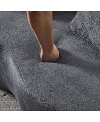 Streamdale Queen Chenille Foldable Sofa Bed - Convertible Futon Couch