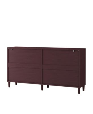 70" Rattan Buffet Cabinet with Storage