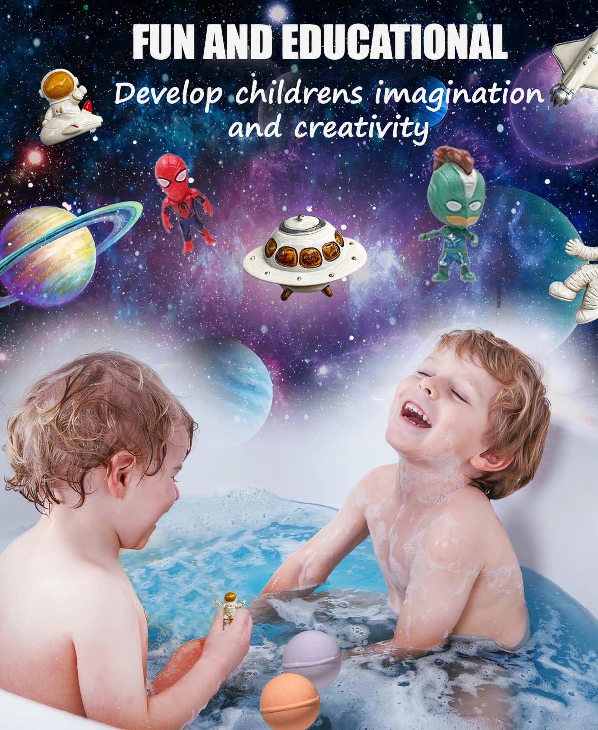 Lovery 6-Pc. Super Bubble Bath Fizzies