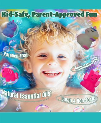 6-Pc. Unicorn Squishy Super Bubble Bath Fizzies