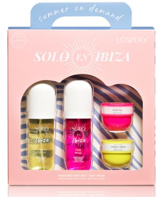 4-Pc. Solo En Ibiza Body Mist And Cream Gift Set