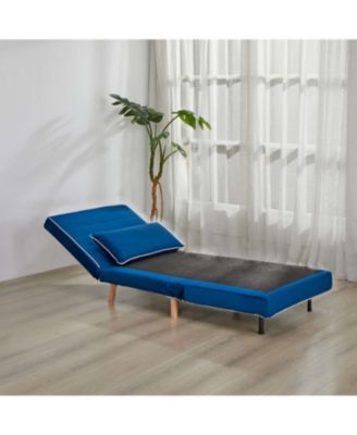 Streamdale Modern Velvet Foldable Sofa Bed