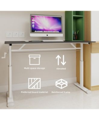 Adjustable Height Study Desk - Kids & Adults, Compact Design