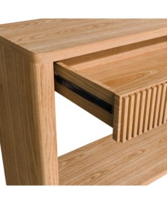 Streamdale 60" Modern 2-Drawer Fluted Console Table