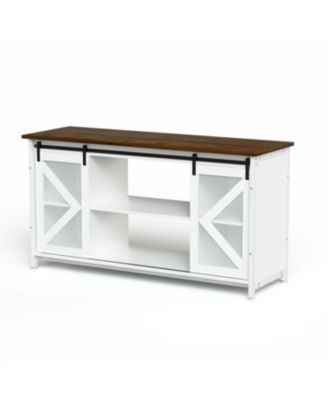 Metal Aquarium Stand with Cabinet - 80 Gallon White