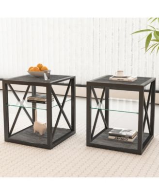 Modern End Table Set of 2