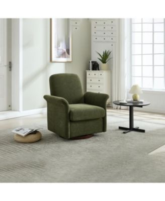 Swivel Barrel Accent Chair