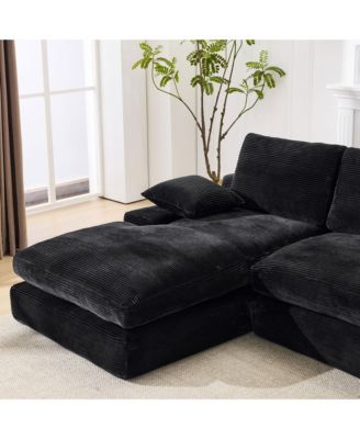 99" Modular Sectional Sofa Set, Modern Minimalist Couch, Sleeper