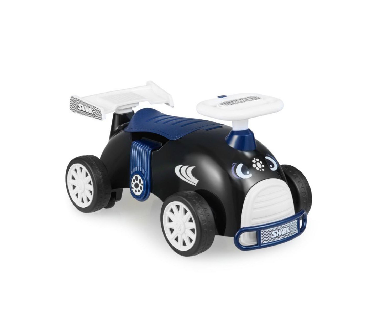 Детская игрушка HONGGE Foot-to-Floor Ride-On Car with Musical Steering Wheel and Under-Seat Storage, Ages 1.5-3, цвет: Чёрный — фото 1