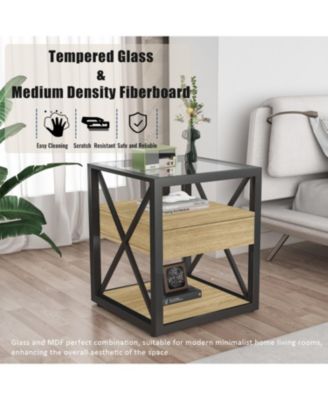 Modern End Table Set of 2