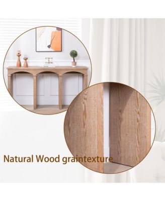 Rustic Archway Console Table - 60" Entryway/Sofa Table