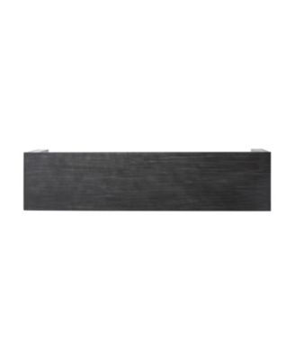 Acacia Wood Black Dining Bench