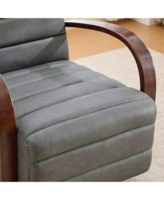 30.7" Swivel Accent Chair - Tufted Lounge Reading Chair - Gray