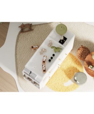 Streamdale Modern Changing Table Dresser - 3 Drawers, White