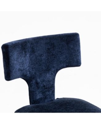 Streamdale Mid Century Modern Blue Dining Chairs (Set of 2 )