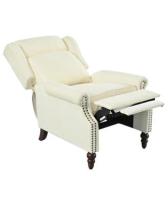 29.75" Push Back Wingback Recliner