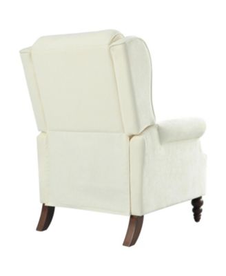 29.75" Push Back Wingback Recliner