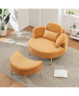 61" Small Sofa with End Table - Apartment/Balcony