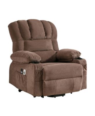 Streamdale Electric Massage Lift Chair w/ Heat & Vibration, USB, Lay Flat
