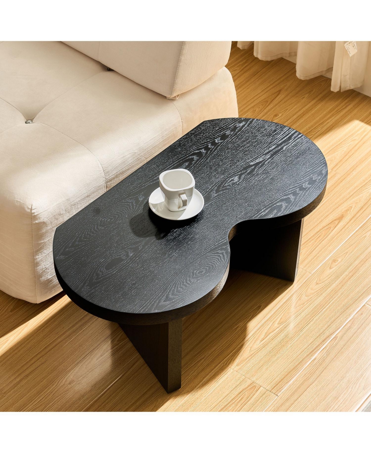 Streamdale Furniture Butterfly Coffee Table - Modern Mdf Accent Table
