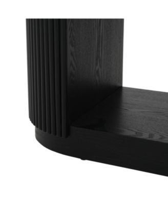 Slim Console Table with Shelf