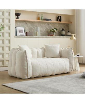 Soft Beanbag Chair - High Resilience Foam Core