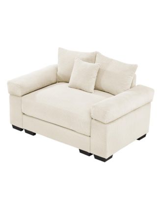Oversized Cloud Modular Sectional Couch, Soft Corduroy