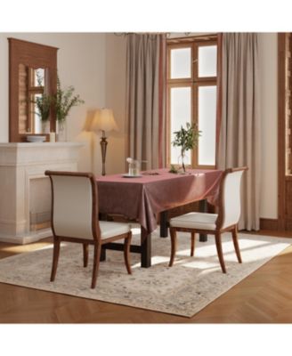 Streamdale Walnut Upholstered Dining Chairs (Set of 2)