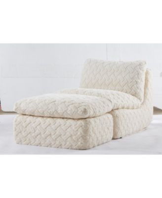 Full Compression sofa chair with swivel add Ottoman