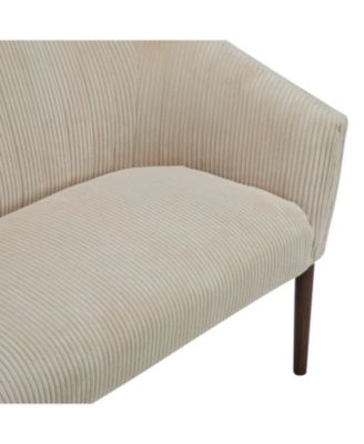 Streamdale Corduroy Recessed Arm Loveseat