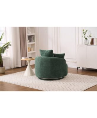 Streamdale Swivel Barrel Accent Chair with Pillows