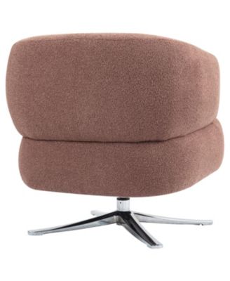 Red Swivel Cuddle Chair - Balcony, Study, Living Room